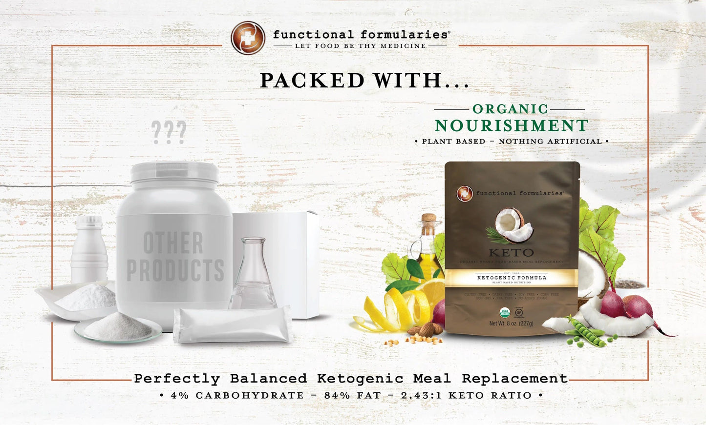 Functional Formularies Keto, Ketogenic Feeding Tube Formula