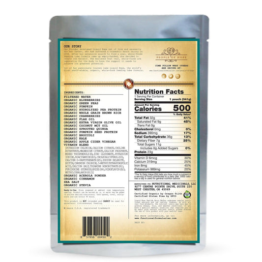 Liquid Hope Peptide Adult Formula, Berry Medley