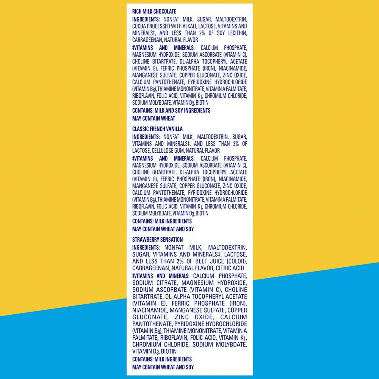 Carnation Breakfast Essentials Powder Drink Mix, Variety Pack