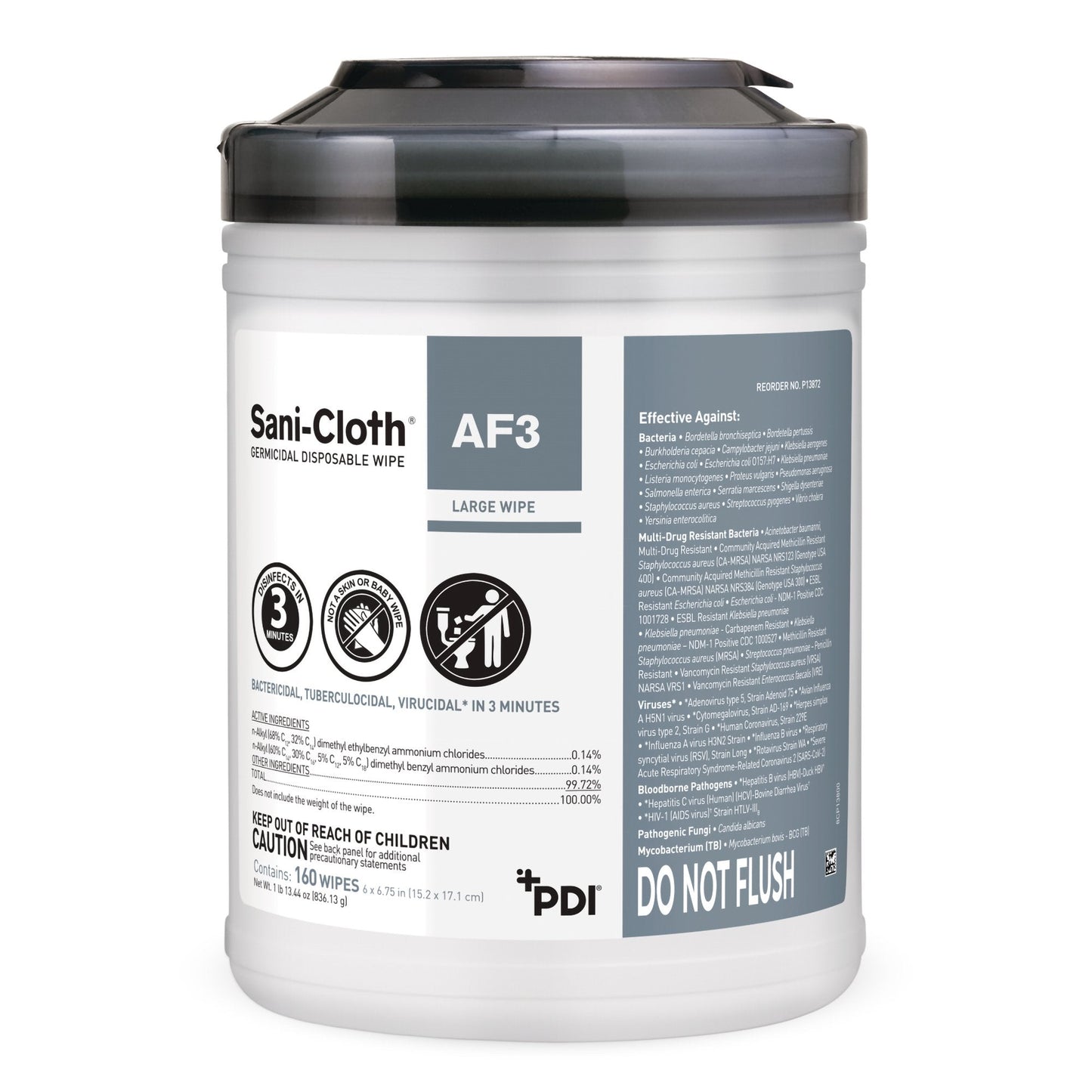 Nice Pak Sani-Cloth AF3 Germicidal Disposable Wipes