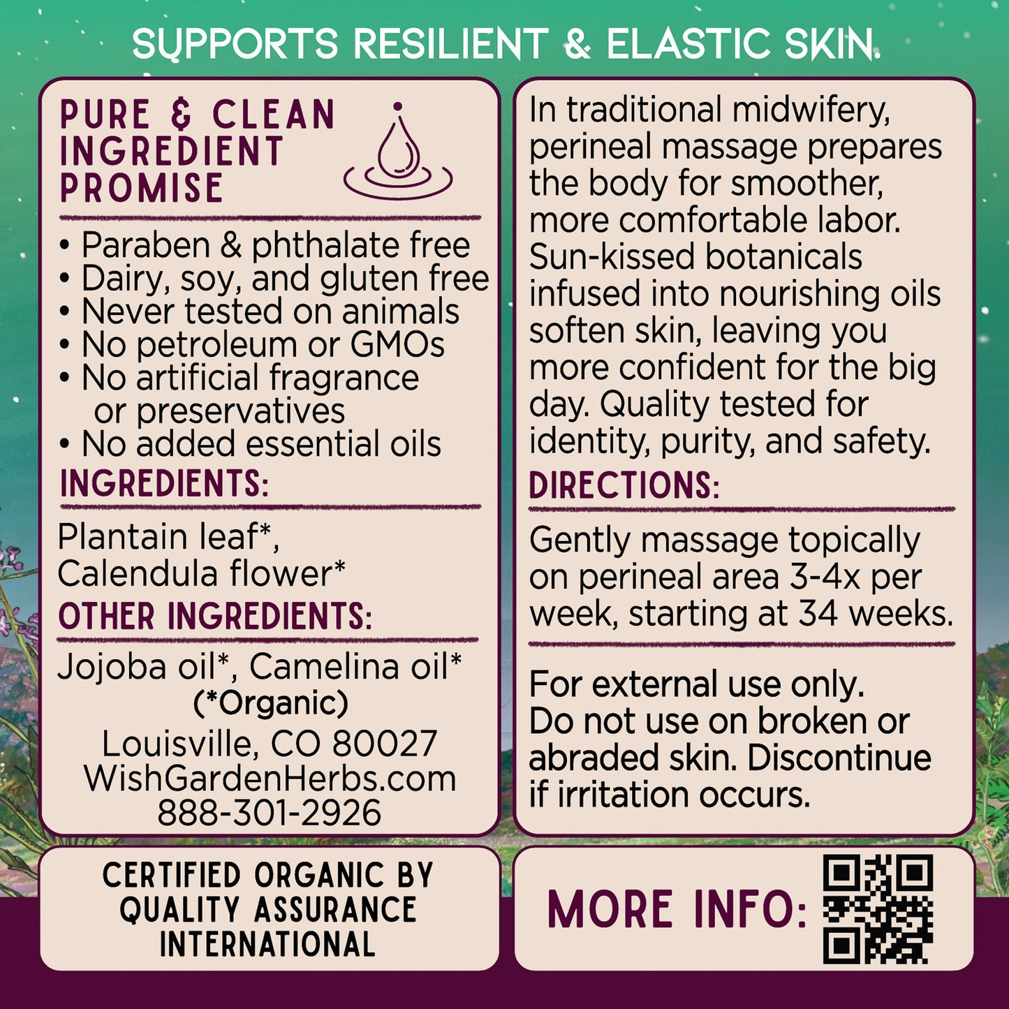 Perineum Massage Oil Birthing Prep