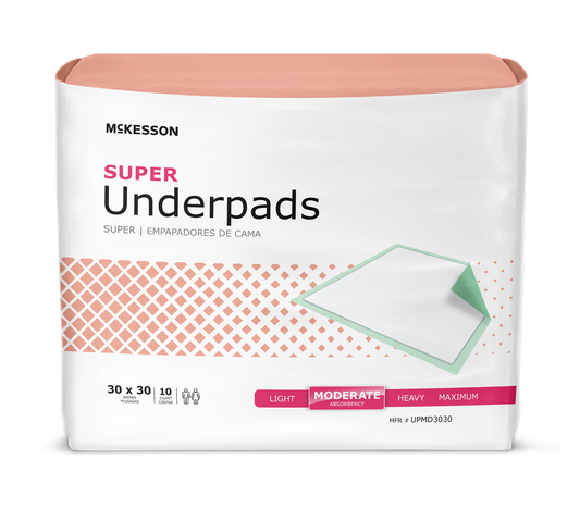 McKesson Super Underpads, Moderate