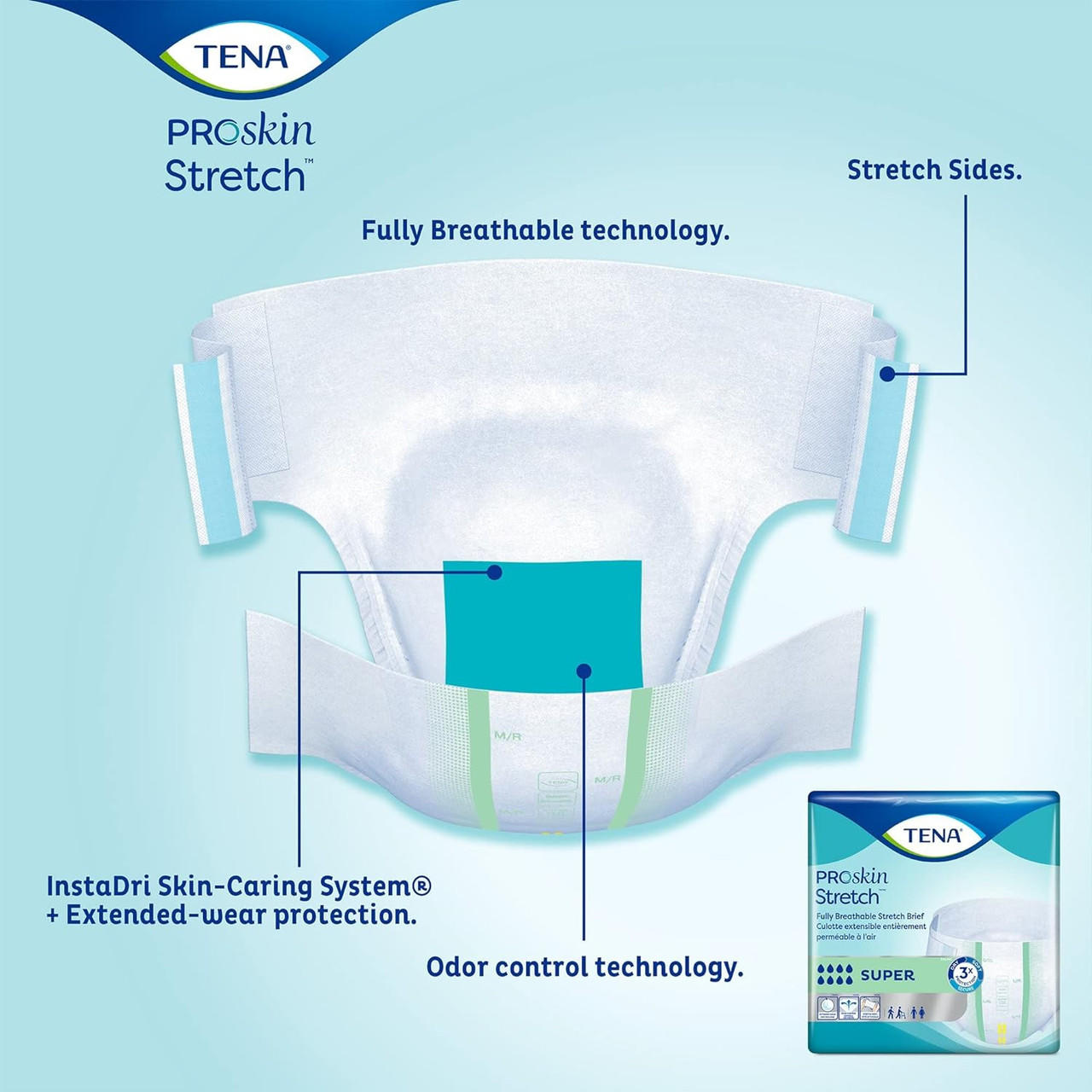 TENA ProSkin Stretch Super Briefs