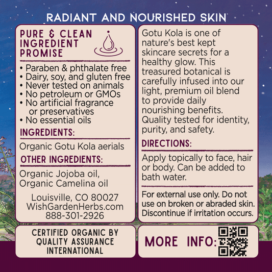 Gotu Kola Oil All Over Glow