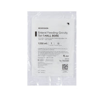 McKesson Enteral Gravity Feeding Bag Set with ENFit Connector, Small Bore