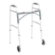 McKesson Junior Aluminum Folding Walker w/ Wheels