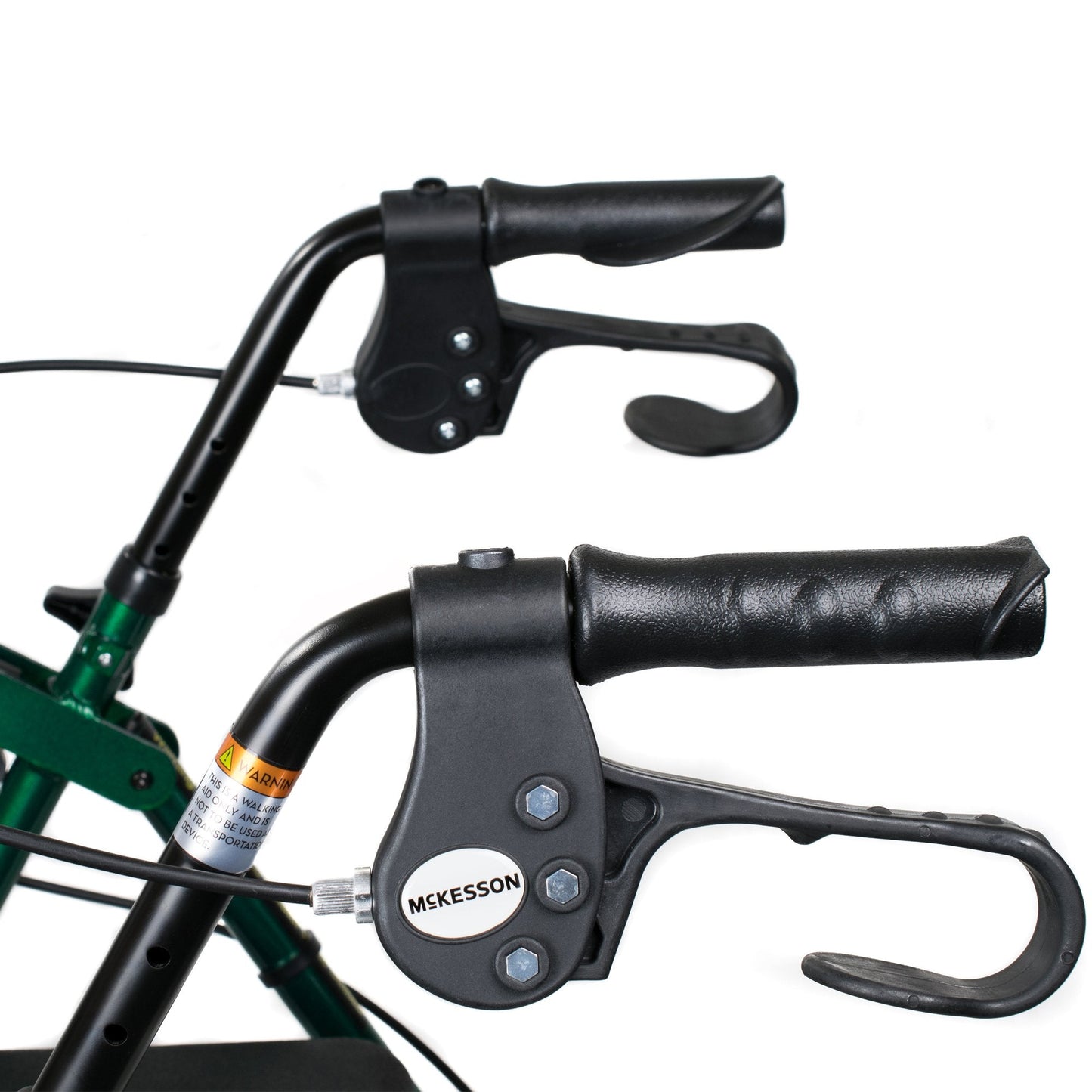 McKesson Lightweight 4 Wheel Rollator Walker, Green
