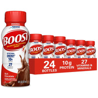Nestle Boost Original Nutritional Drink, Rich Chocolate, 8 oz bottle, CS/24