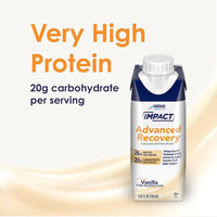 Nestle Impact Advanced Recovery Immunonutrition Drink, Vanilla, CS/10