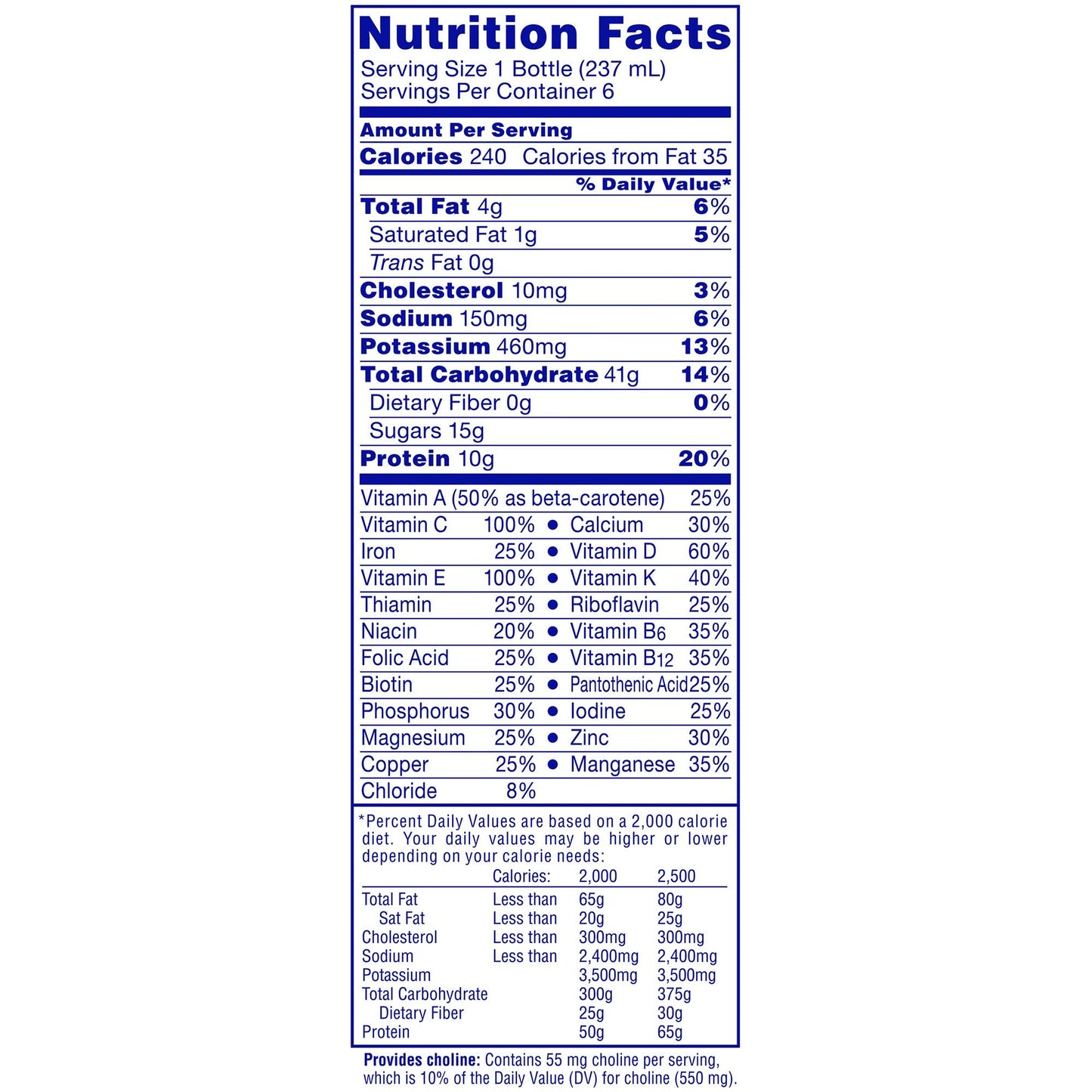 Nestle Carnation Breakfast Essentials, 8 oz Bottle, French Vanilla