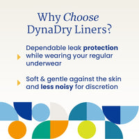 NorthShore DynaDry Bladder Control Incontinence Pads for Women