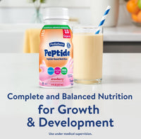 PediaSure Peptide 1.0 Cal, Strawberry, 24/CS