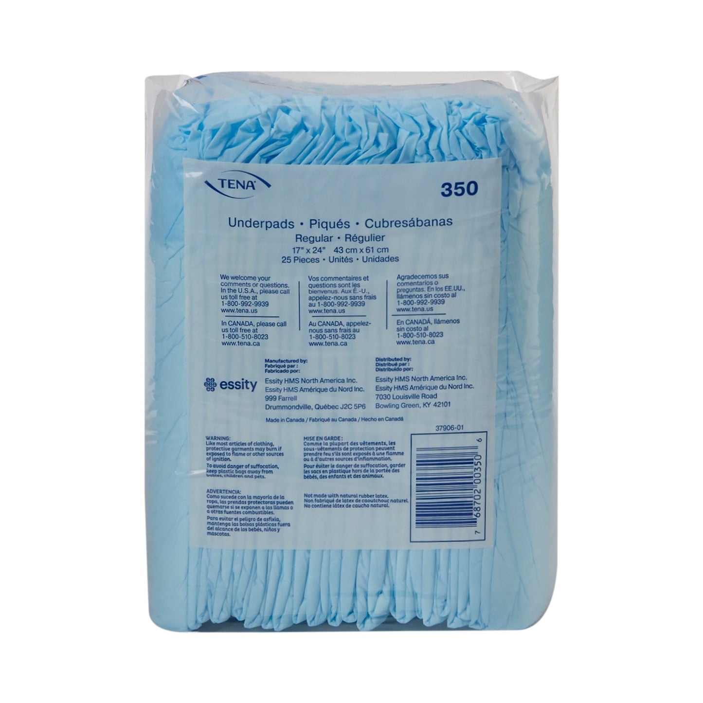 TENA Regular Underpads, Light Absorbency