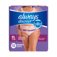 Always Discreet Maximum Protection Underwear for Women
