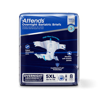 Attends Bariatric Briefs, 2XL, 3XL, 4XL, 5XL