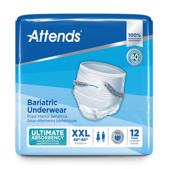 compare product Attends Bariatric Protective Underwear, 2XL