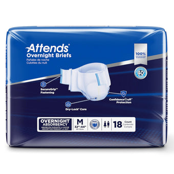 compare product Attends Overnight Briefs