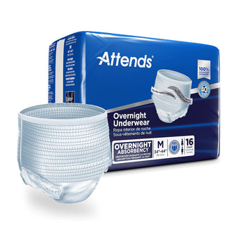 compare product Attends Overnight Underwear
