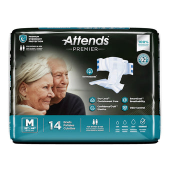 compare product Attends Premier Tab-Style Briefs