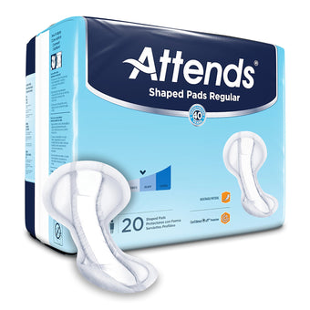 compare product Attends Shaped Pads Regular