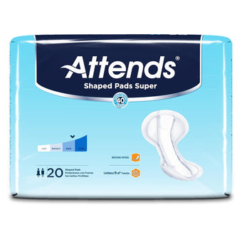 compare product Attends Shaped Pads Super
