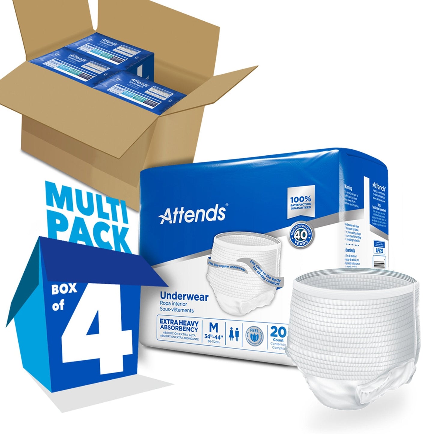 Attends Underwear, Extra Heavy Absorbency