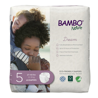 compare product Bambo Nature Dream Eco-Friendly Baby Diapers, Size 5