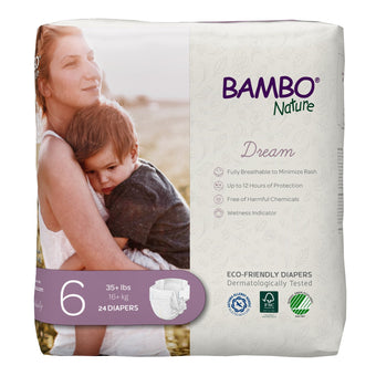 compare product Bambo Nature Dream Eco-Friendly Baby Diapers, Size 6