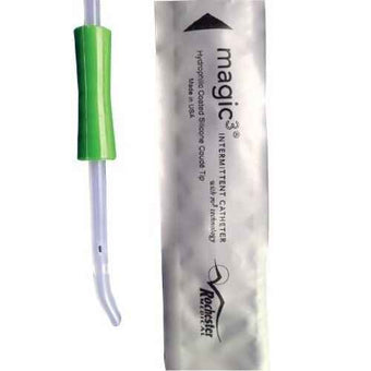 compare product Bard Magic3 Coude Tip Hydrophilic Coated Silicone Catheter, Male