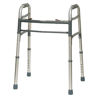 compare product BodyMed 2 Button Folding Walker w/o Wheels