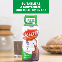 Nestle Boost High Protein, Rich Chocolate, 8 oz Bottle, Case/24