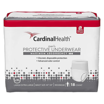 compare product Cardinal Health Men's Protective Underwear, Maximum