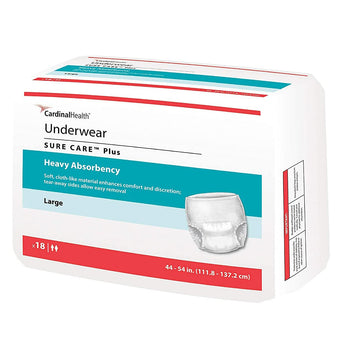 compare product Cardinal Health Sure Care Plus Underwear, Heavy Absorbency