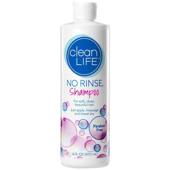 compare product CleanLife No Rinse Shampoo, 16 oz Bottle