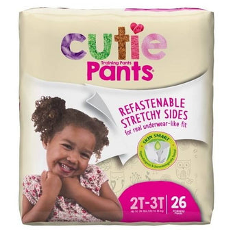 compare product Cutie Training Pants, Girls, 2T/3T