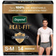Depend Men's Real Fit Absorbent Underwear, Maximum