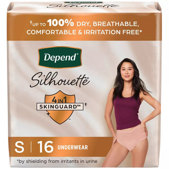 compare product Depend Women's Silhouette Incontinence Underwear