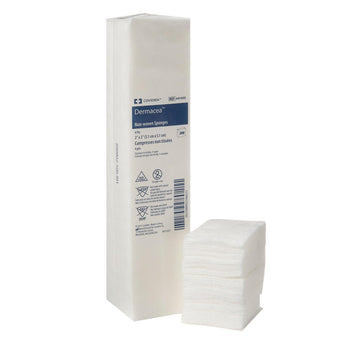 compare product Dermacea Non-Sterile Non-Woven Sponge, 4-Ply Square