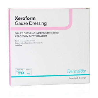 compare product DermaRite Xeroform Petrolatum Gauze Dressing, 2 x 2 Inch, Sterile