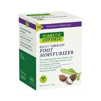 compare product Diabetic Defense Daily Therapy Foot Moisturizer, 4 oz Jar