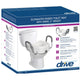Drive Raised Elongated Toilet Seat with Lock and Arms
