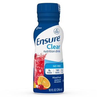 compare product Ensure Clear Nutrition Drink, Mixed Fruit, 10 oz Bottle, CS/12