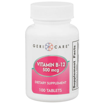 compare product Geri-Care Vitamin B12 Supplement, 500 mcg