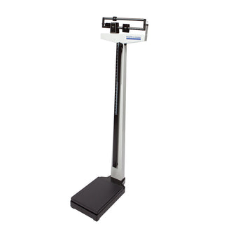 compare product Health O Meter Mechanical Beam Column Scale with Height Rod, 390 lbs