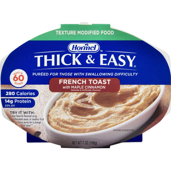 compare product Hormel Thick & Easy Purees, Cinnamon French Toast, Case/7