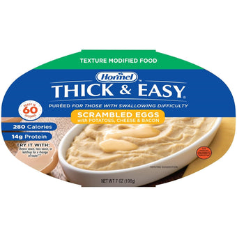 compare product Hormel Thick & Easy Purees, Scrambled Eggs, Case/7