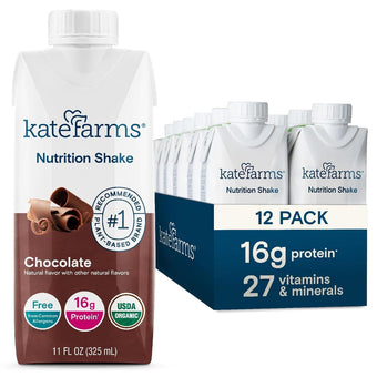 compare product Kate Farms Nutrition Shake, Chocolate, Case/12
