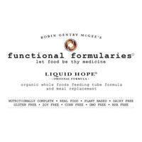 Liquid Hope Oral Supplement / Tube Feeding Formula, Original Formula, Unflavored