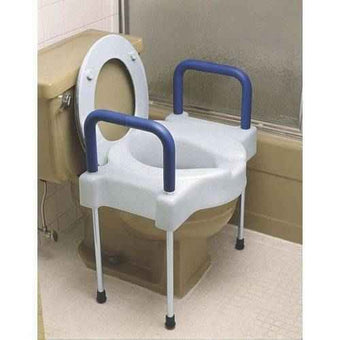 compare product Maddak Extra Wide Tall-Ette Elevated Toilet Seat with Aluminum Legs