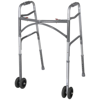 compare product McKesson Bariatric Folding Walker w/ Wheels